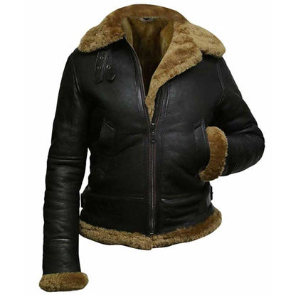 Resident Evil Aviator Black Leather Jacket