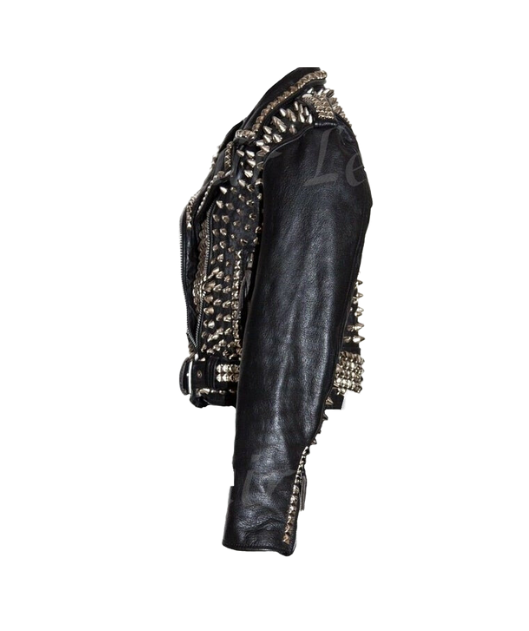 Gigi Hadid Cropped Leather Jacket