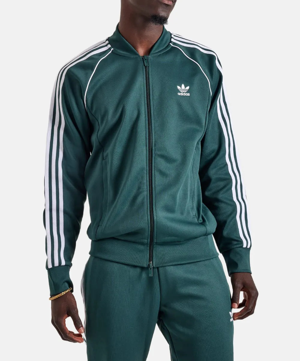 AdidasMensSSTTrackJacketGreen
