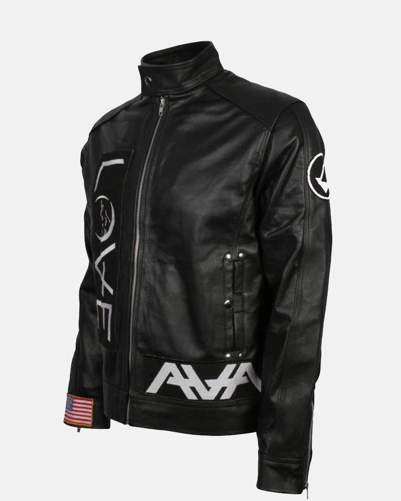 Angels and Airwaves Tom Delonge Leather Jacket Black
