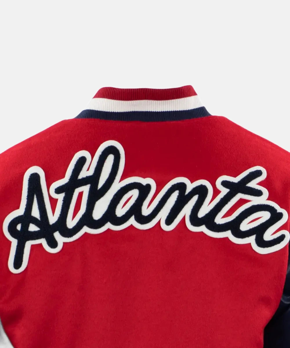 AtlantaBlackCrackersWoolLeatherJacket