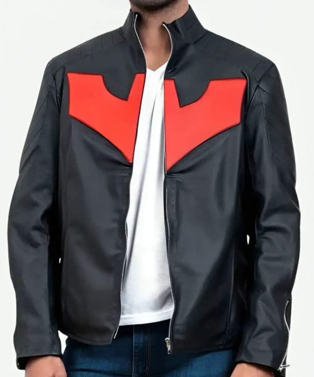 BatmanBeyondBikerLeatherJacket