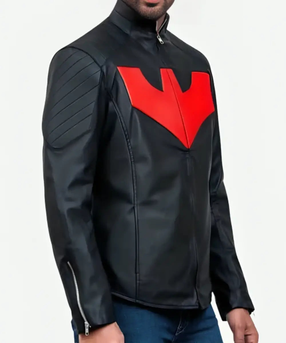 BatmanBeyondPremiumClassicBlackLeatherJacket