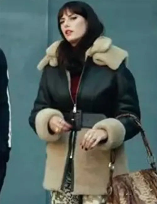 Kaya Scodelario The Gentlemen 2024 Fur Leather Coat For Sale