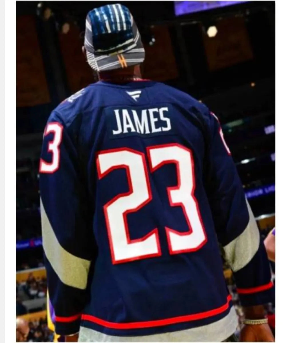 LeBronJamesColumbus_nbsp_BlueCrewneckJersey