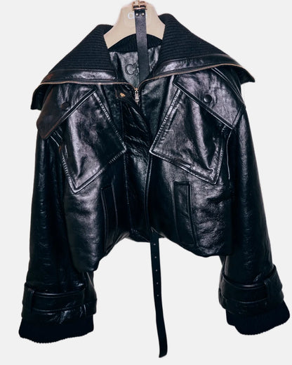 Sienna Miller Enormous  Chloe Leather Jacket