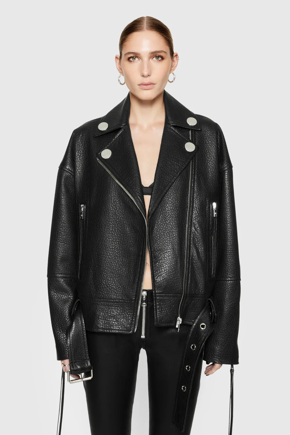 StevieOversizedLeatherMotoJacket