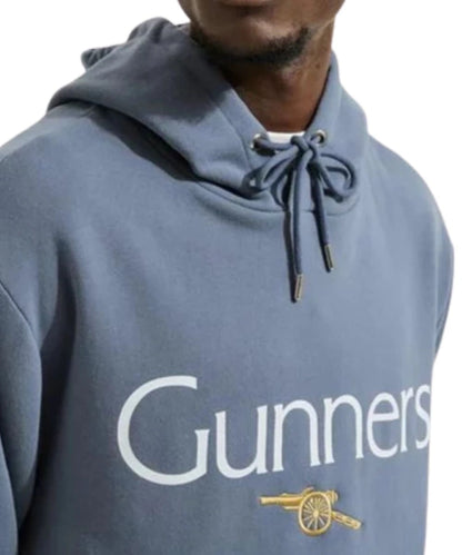 2025 Arsenal Gunners Oversized Blue Hoodie