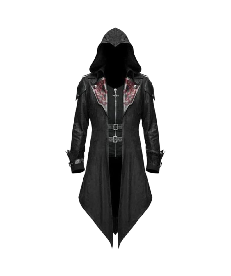 Unisex Black Halloween Leather Suit