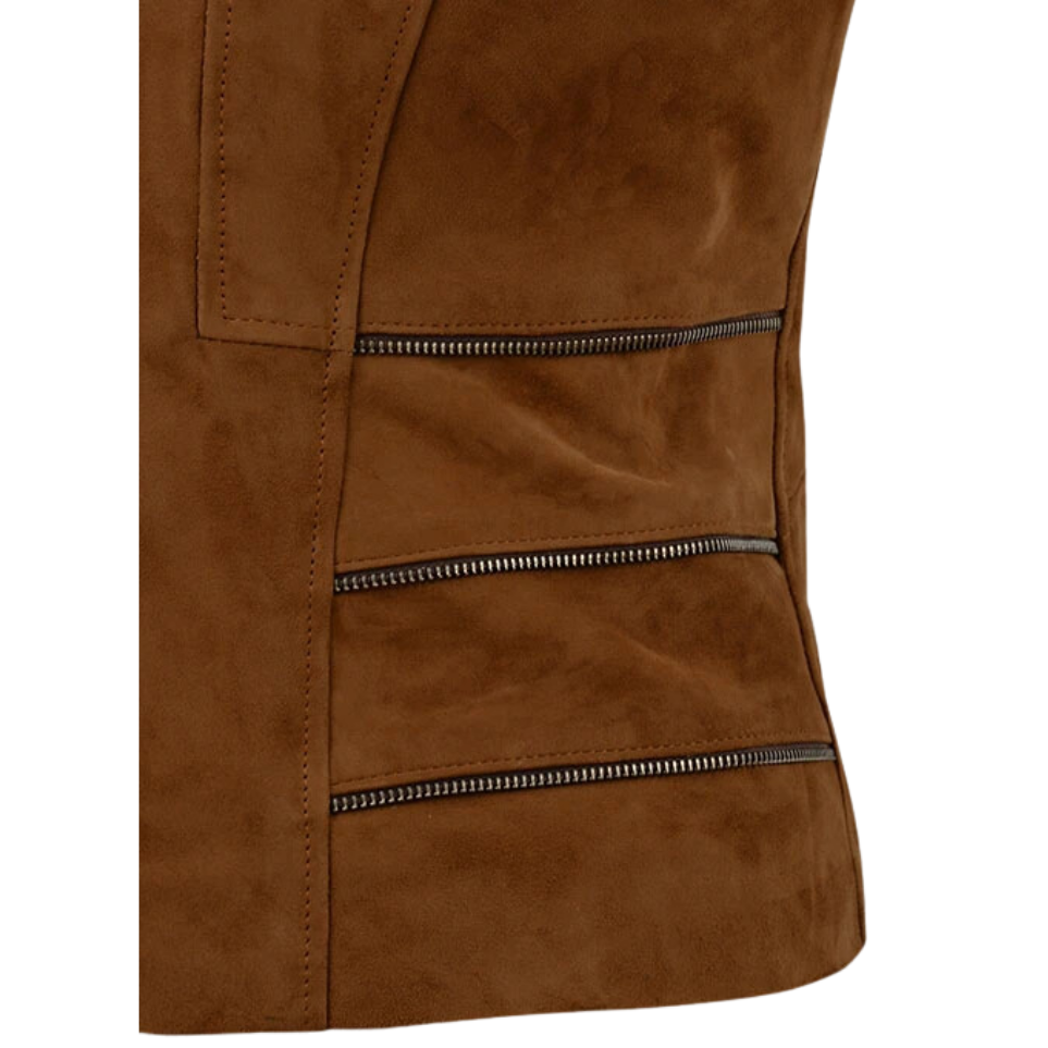 Women Caramel Brown Jacket