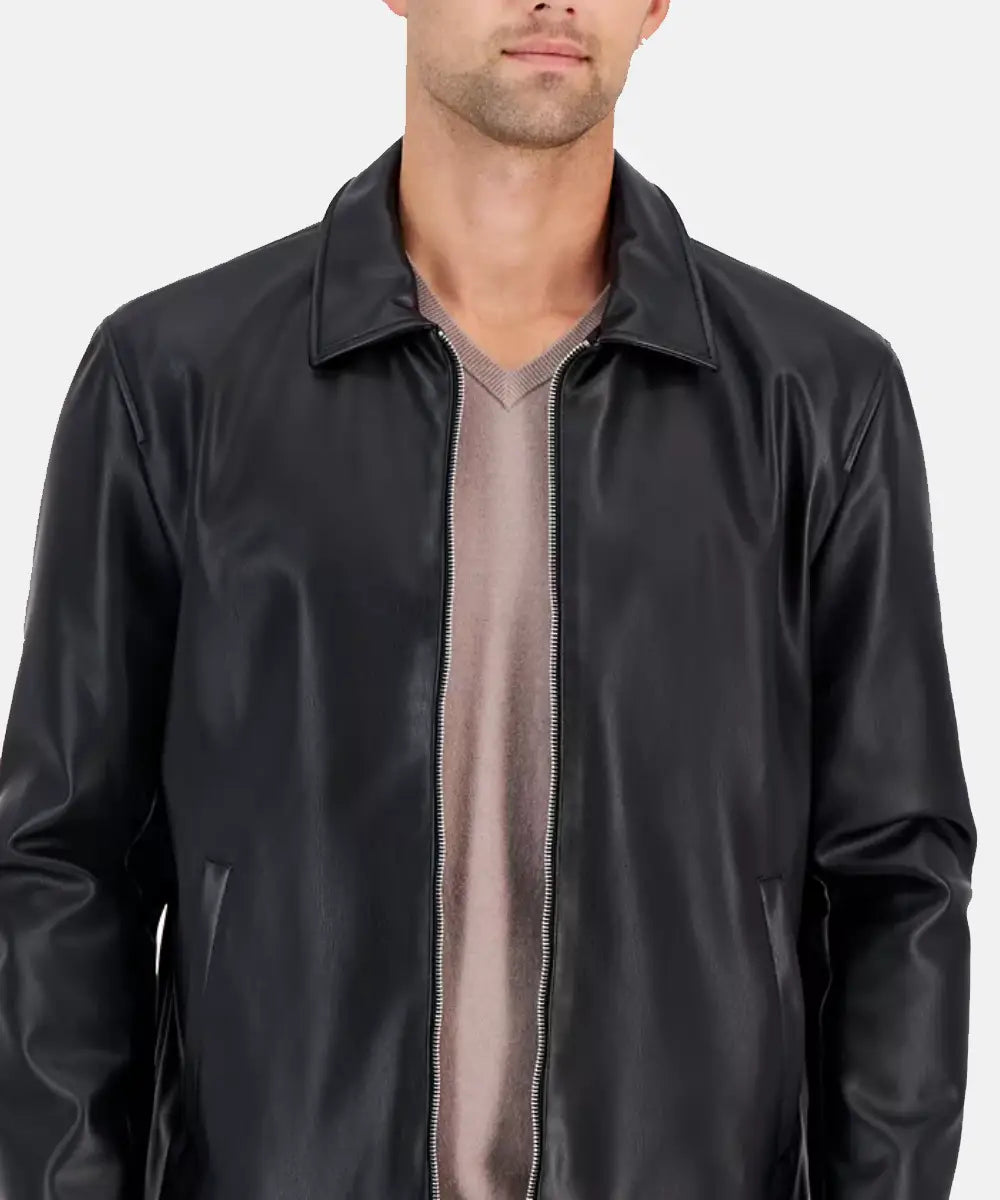 Alfani genuine leather jacket best sale