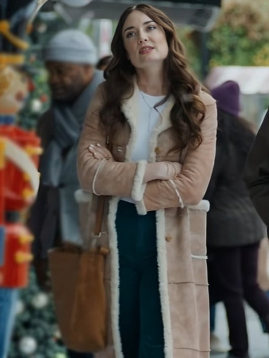 All-I Need For Christmas 2024 Mallory Jansen Shearling Coat