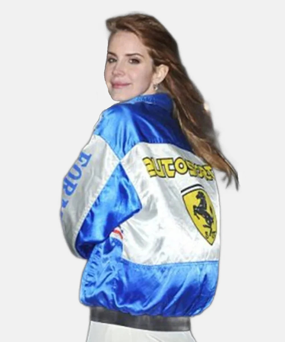 AmericanSingerVintageLanaDelReyMclarenFormula1RacingBomberJacket