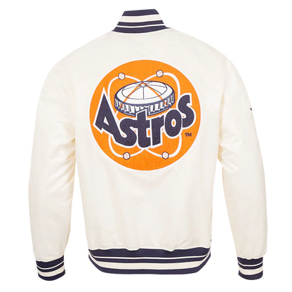 AstrosHoustonRetroClassicVarsityJacketCream