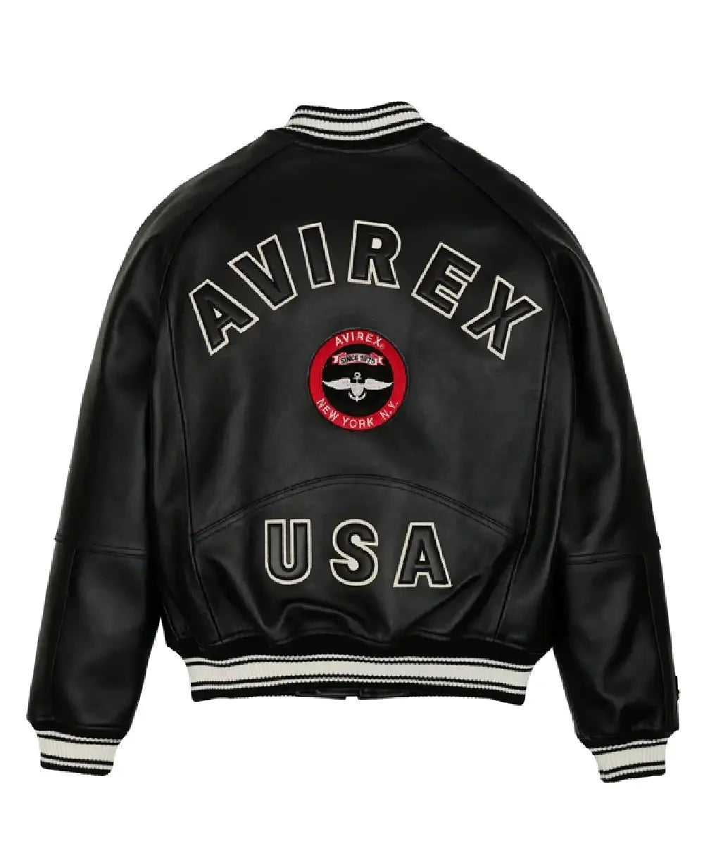 Avirex Stadium Leather Jacket