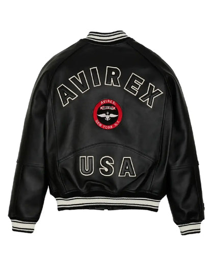 Avirex Stadium Leather Jacket