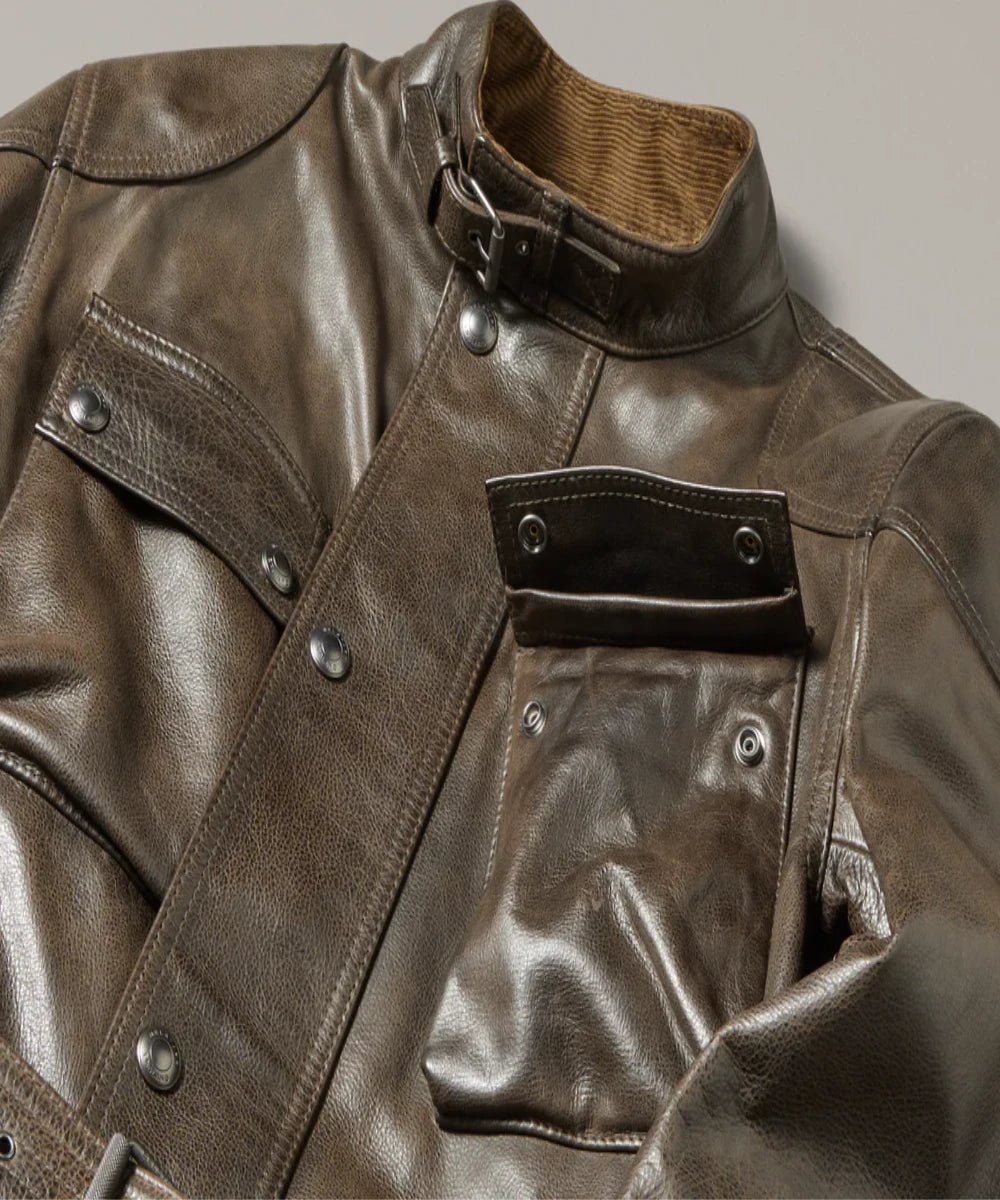 BelstaffTrialmasterMotorcycleBrownPremiumLeatherJacket