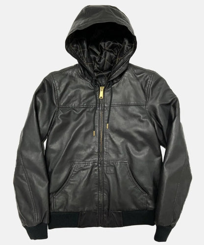 CarharttActiveLeatherHoodedJacket