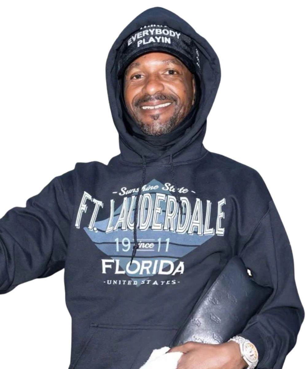 Charleston White Philadelphia Hoodie Black