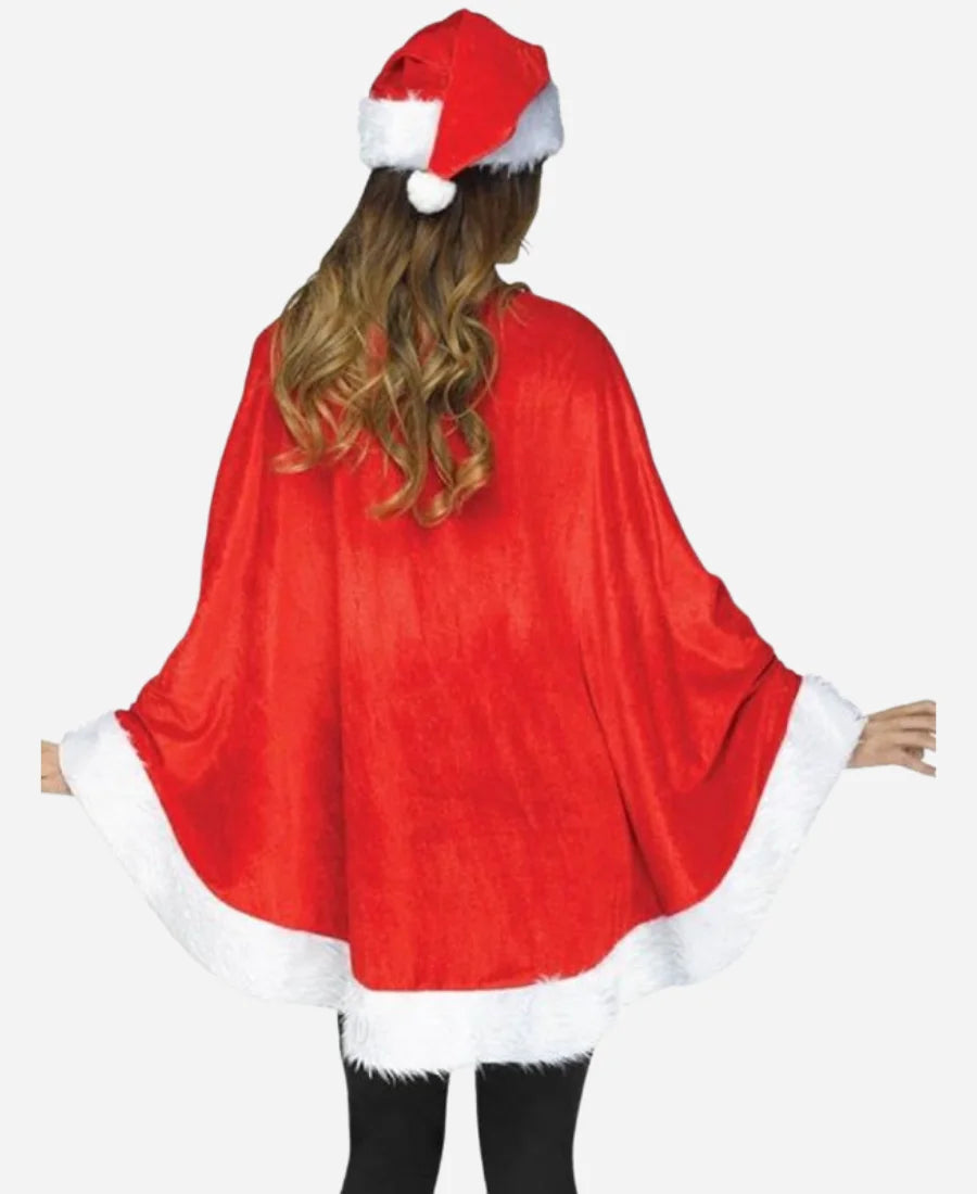 ChristmasSantaPonchoForWomen