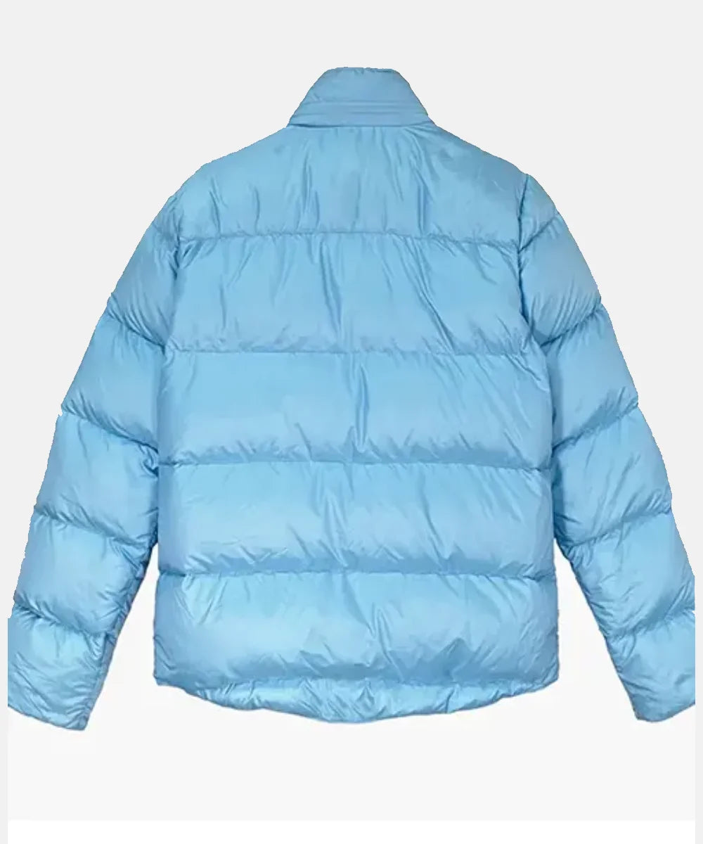  ChromeHeartsBluePufferJacket