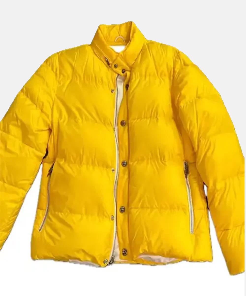 ChromeHeartsPufferJacketYellow