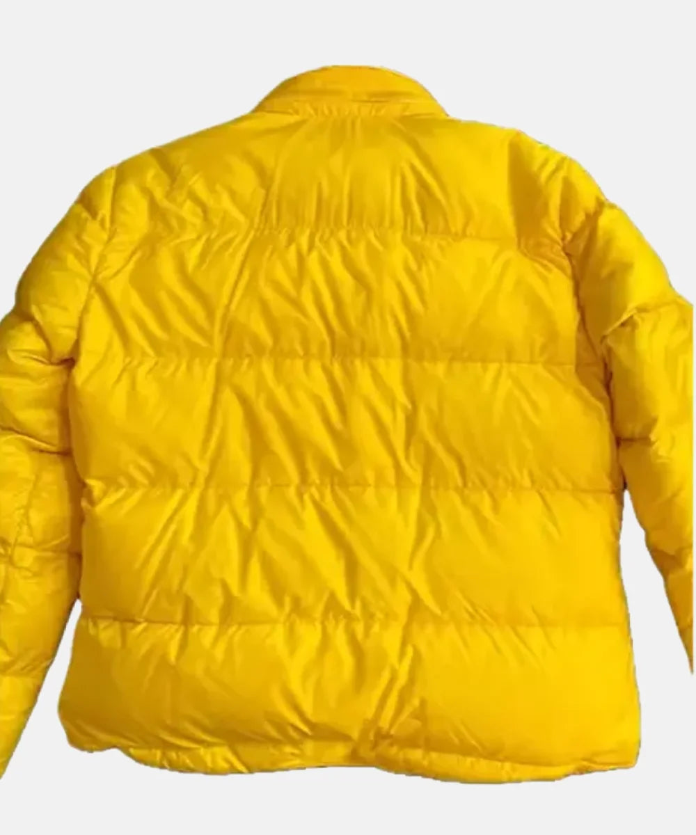 ChromeHeartsYellowPufferJacket