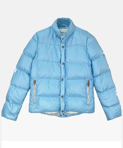 Chrome Hearts Puffer Jacket Sky Blue