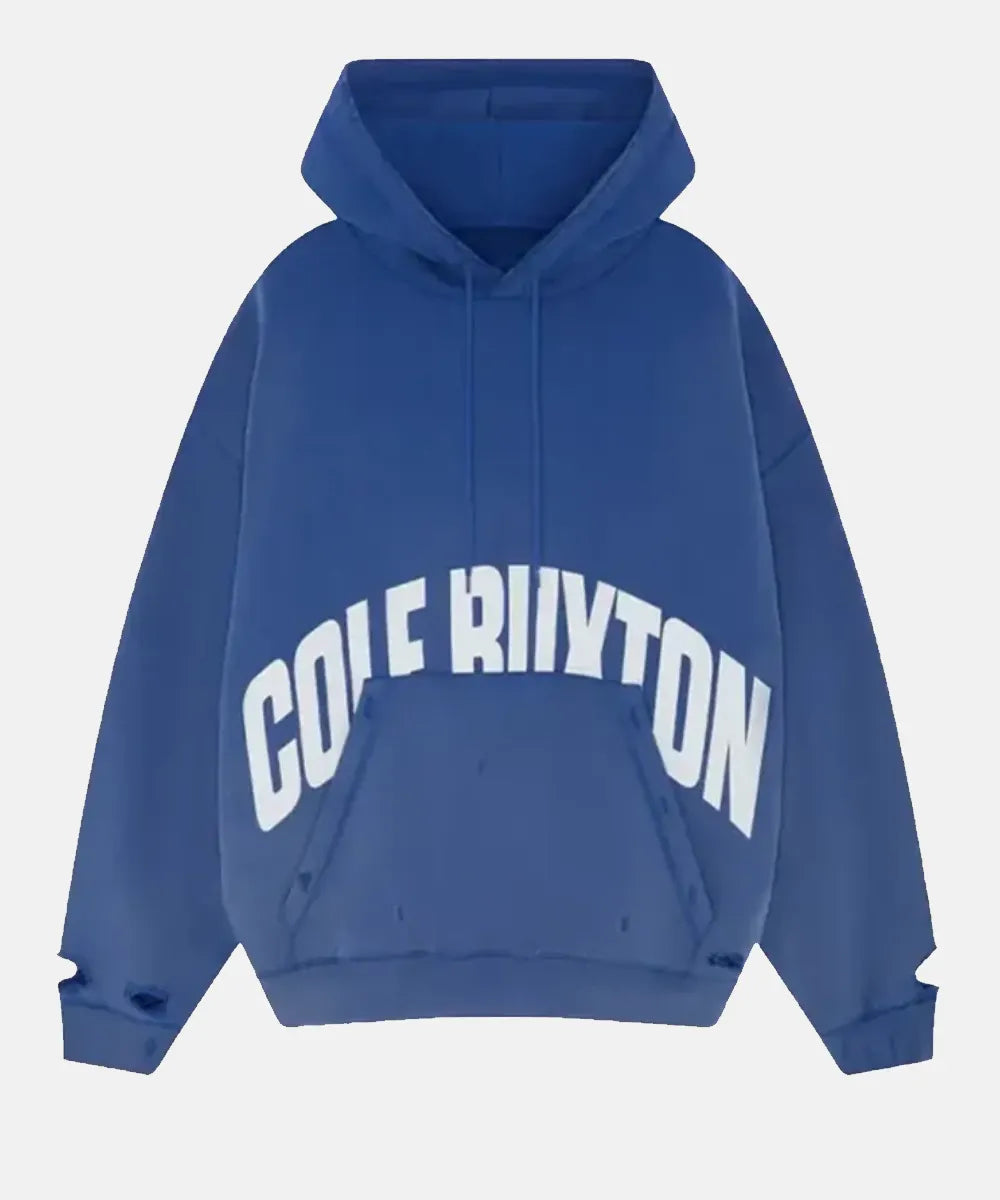 ColeBuxtonArchLogoHoodieBlue