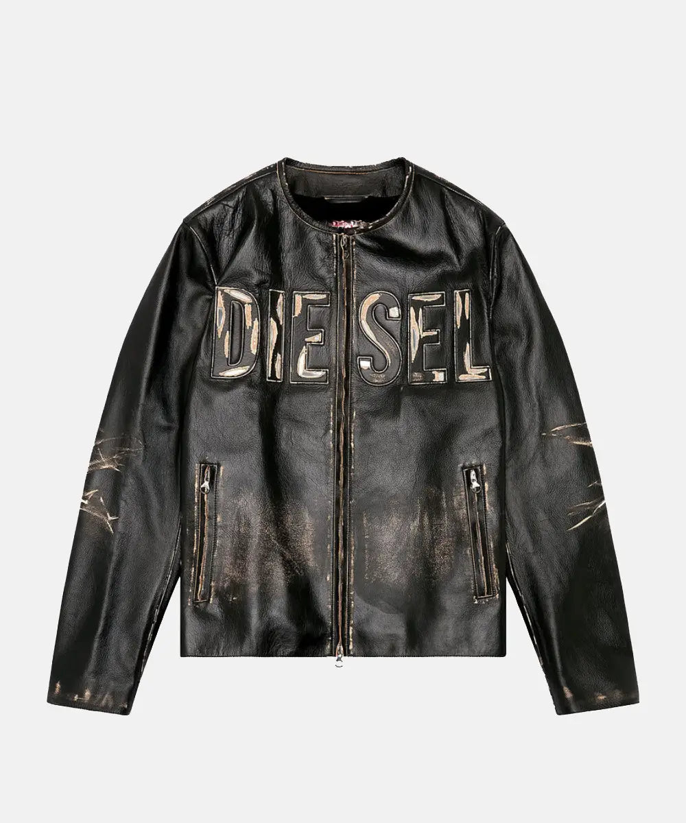 DieselDistressedLeatherJacket