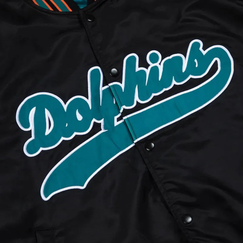 NFL Miami Dolphins Aqua Bomber Jacket