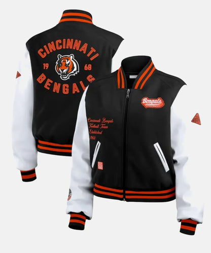 ErinAndrewsCincinnatiBengalsVarsityJacketWomen