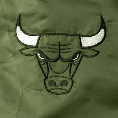 ForestGreenChicagoBullsJacket