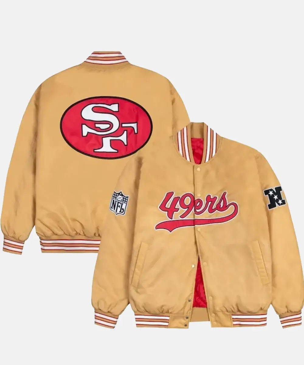 GOLFWANGGoldSanFrancisco49ersBomberJacket