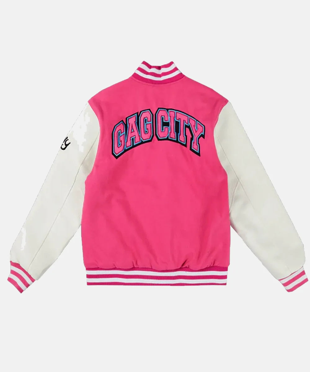 GagCity_nbsp_PinkandWhite_nbsp_VarsityWoolLeatherJacket