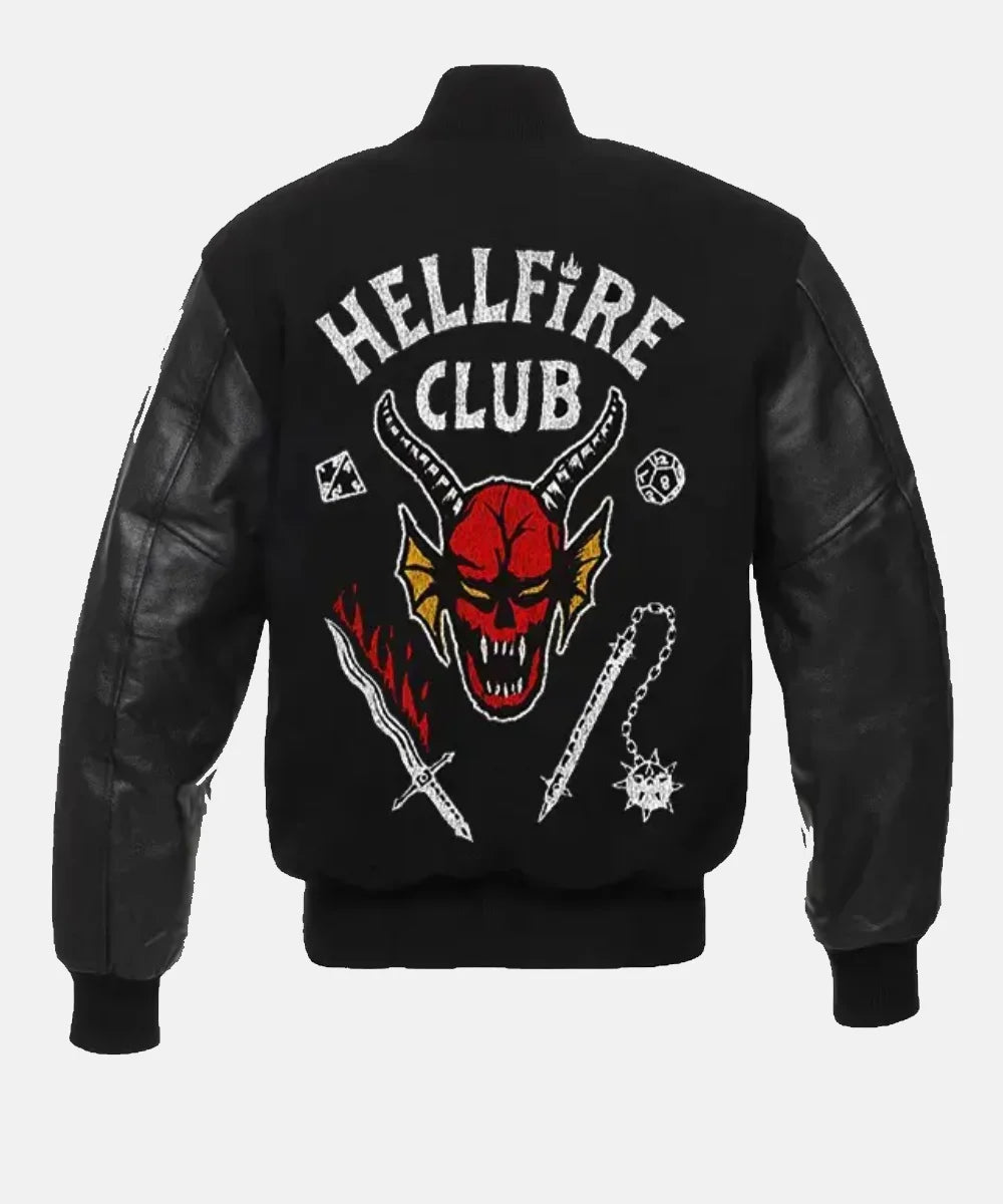 Hellfire Club Stranger Things S04 Varsity Jacket