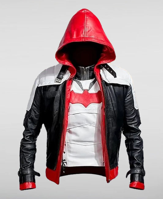 JasonToddBatmanArkhamKnightRedHoodedJacket