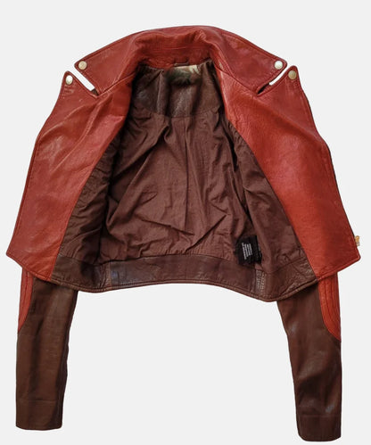 JeanPaulGaultierxTargetCroppedMotorcycleLeatherjacket