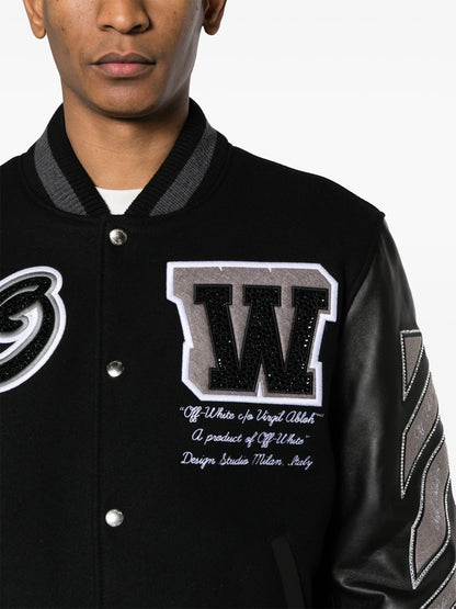 Kenneth Petty Black Varsity Jacket