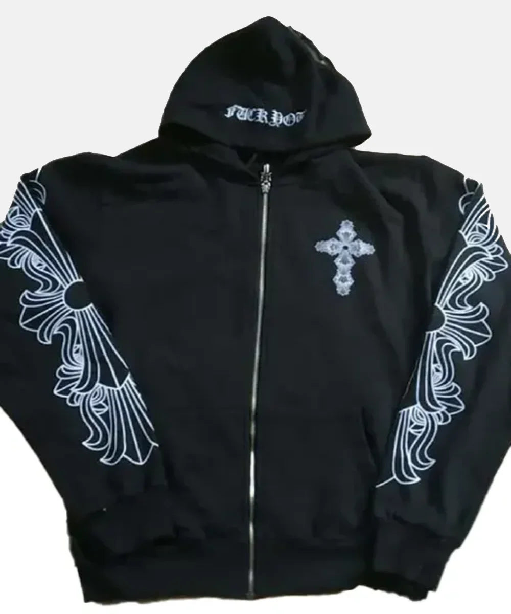 Kylie Jenner Chrome Hearts Hoodie