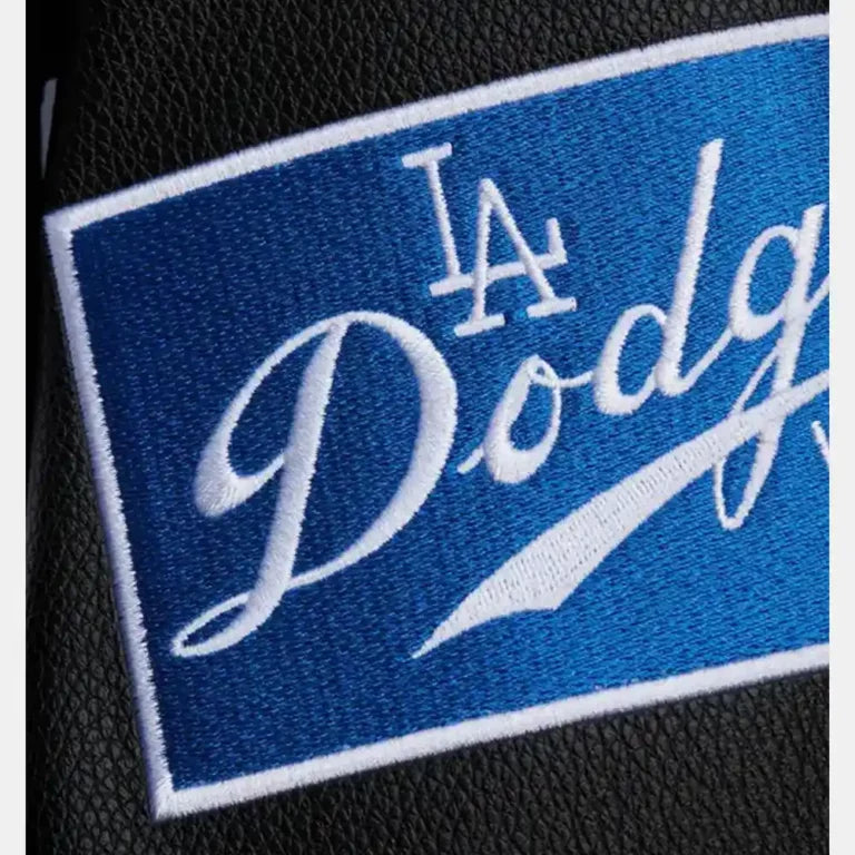 LA Dodgers Black Varsity Jacket