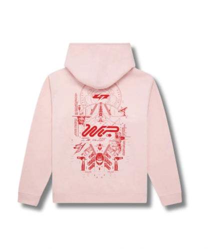 Lando Norris Radar Hoodie Pink