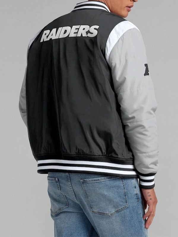 LasVegasRaidersElementsEliteBomberJacket