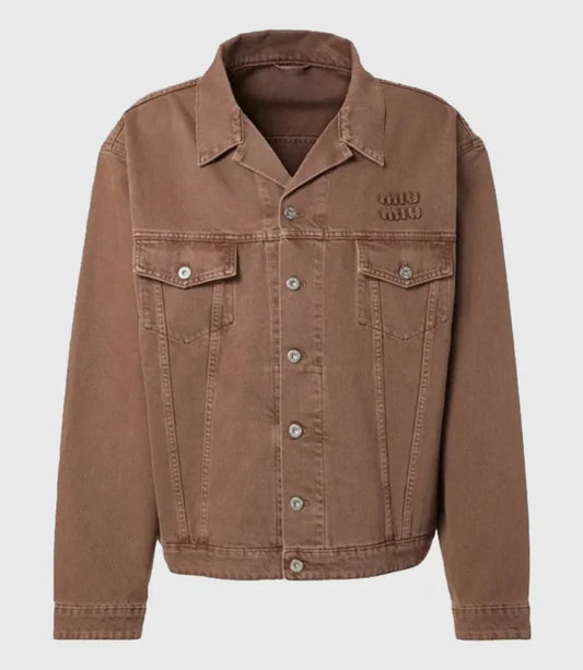 MIU MIU Denim Jacket Brown