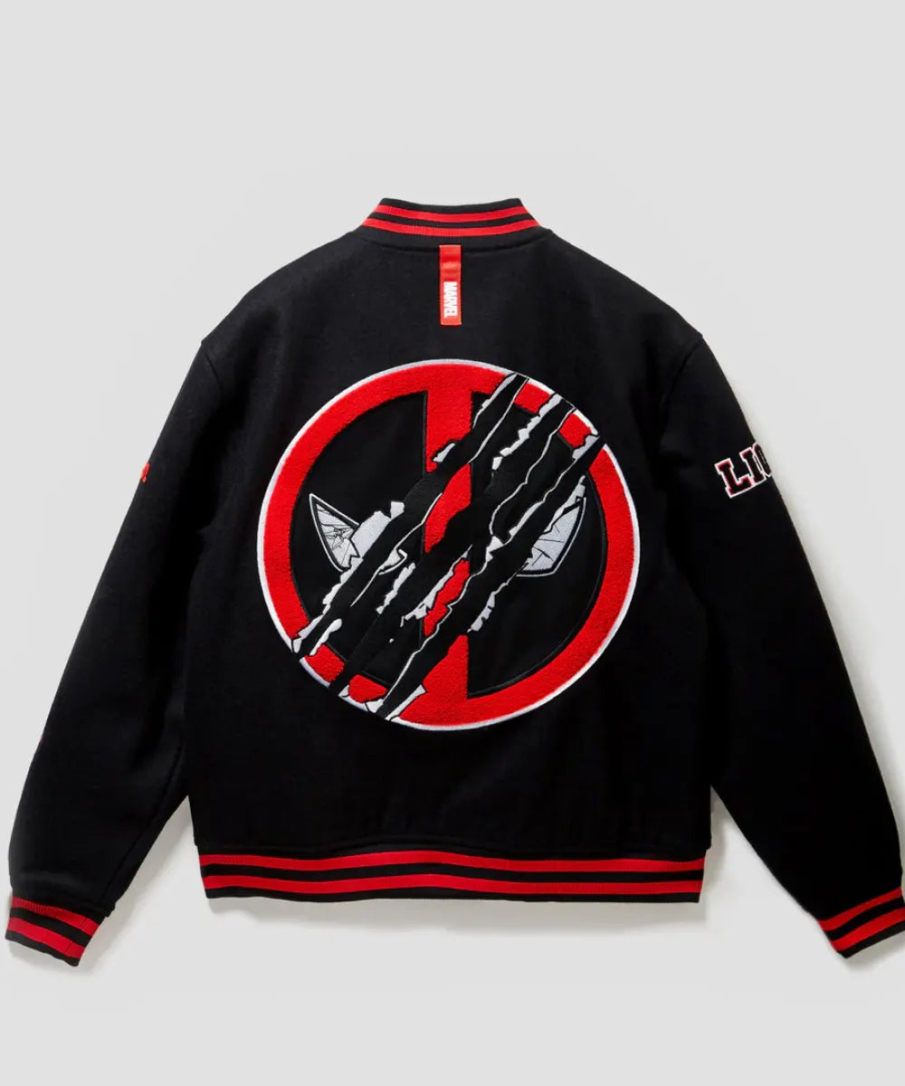 MarvelDeadpool_amp_Wolverine2024RedandBlackVarsityJacket