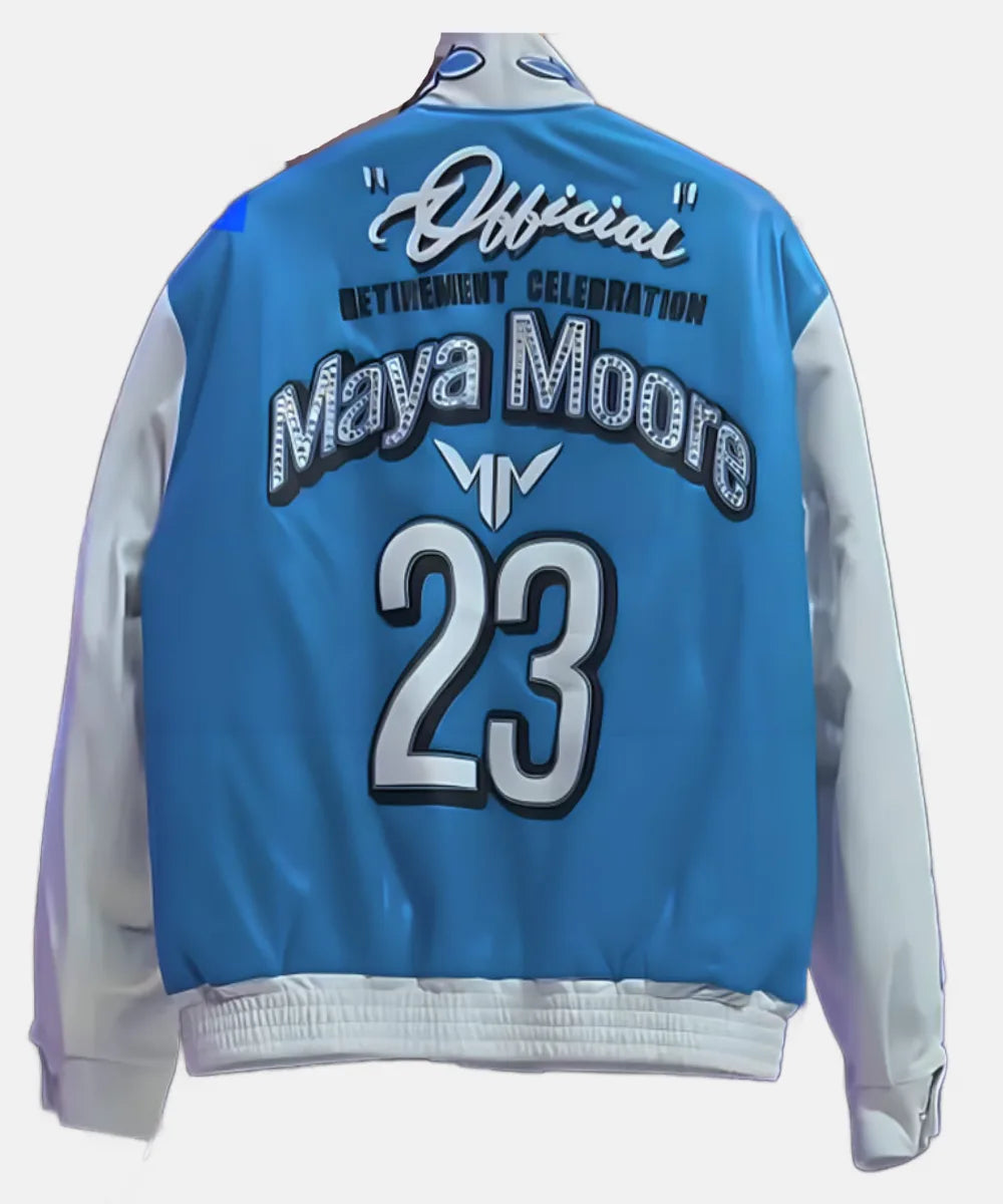 Maya Moore Jeff Hamilton Retired Custom Jersey Jacket