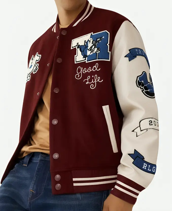 MenTrueReligionLettermanJacket