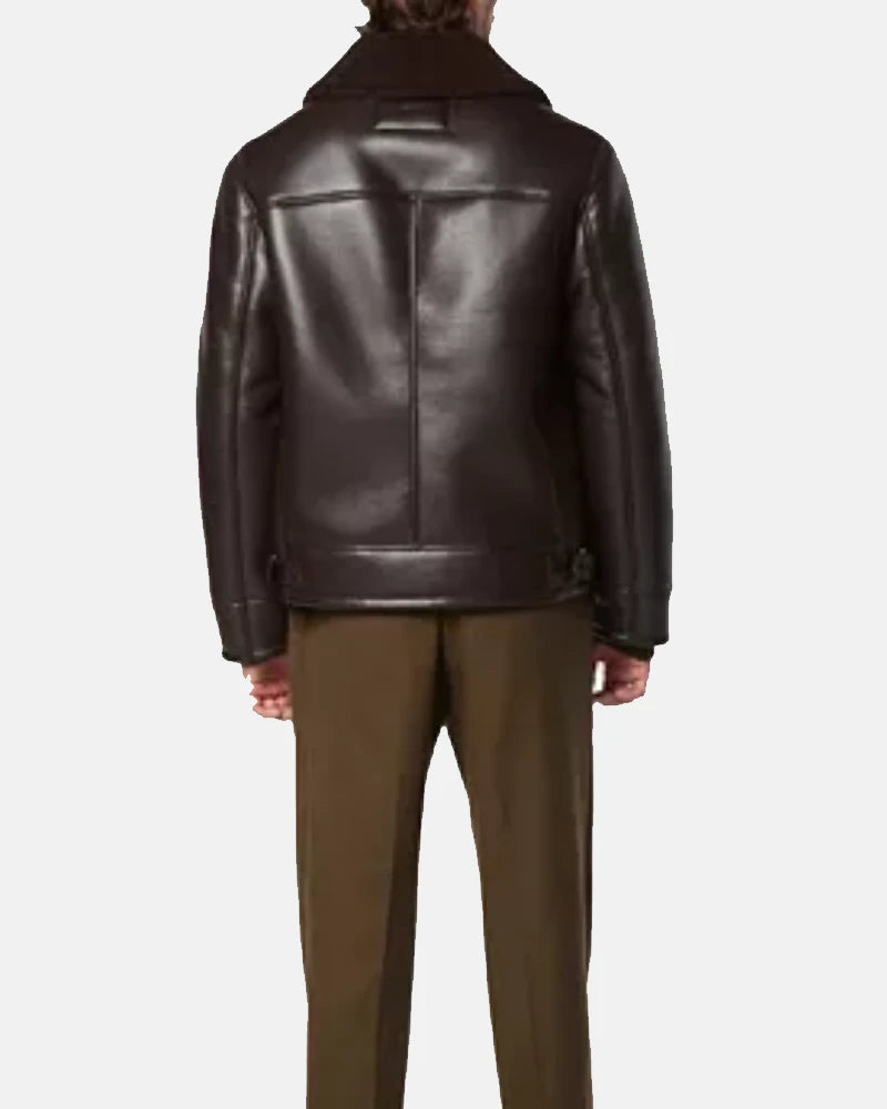 Men_sc Cadman Aviator Faux Leather Jacket