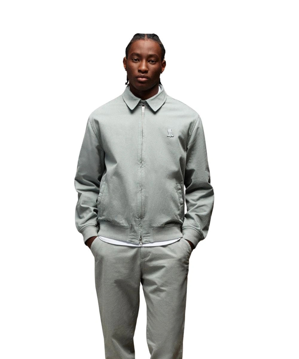 Men's Garment Dyed Harrington Jacket Green