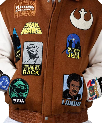 Mens Jeff Hamilton Star Wars Rebels Jacket Brown